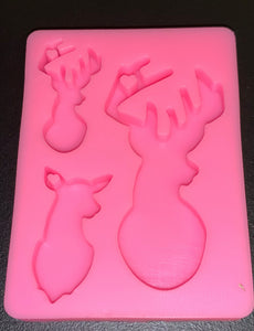 Buck and Family - Key chain mold