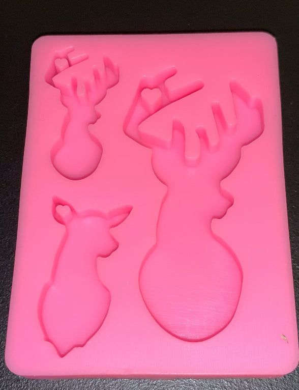 Buck and Family - Key chain mold